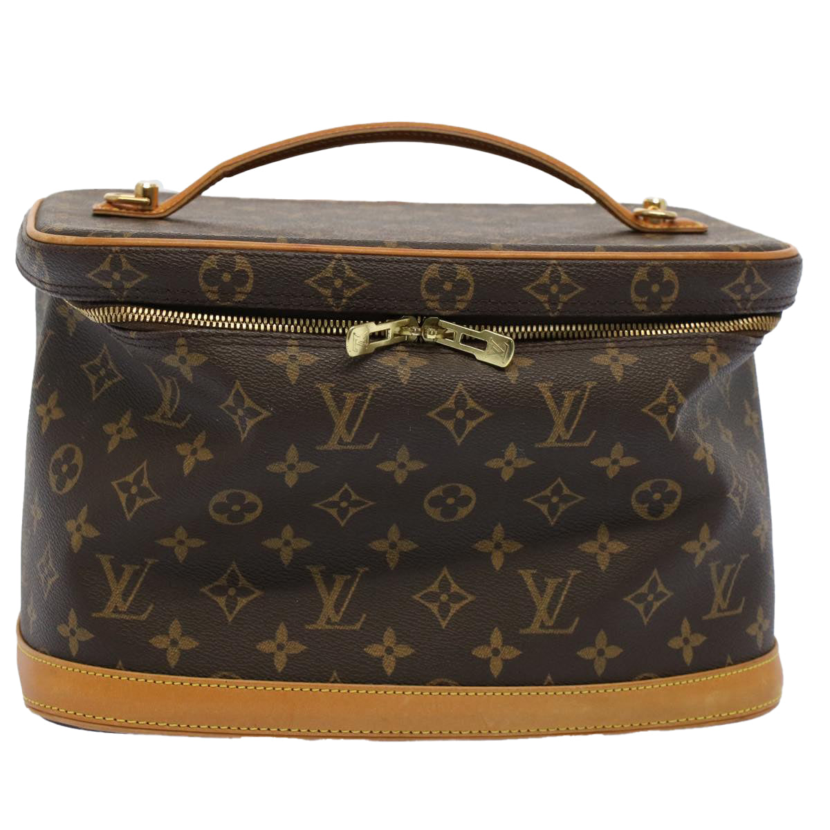 LOUIS VUITTON Monogram Nice Hand Bag 2way M47280 LV Auth yk9060