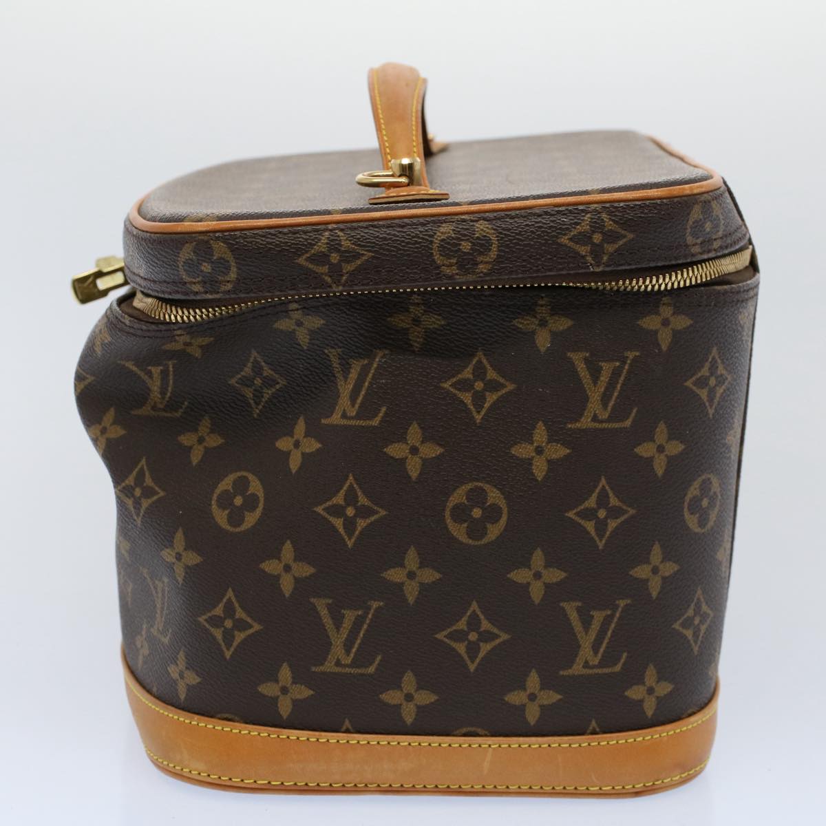 LOUIS VUITTON Monogram Nice Hand Bag 2way M47280 LV Auth yk9060