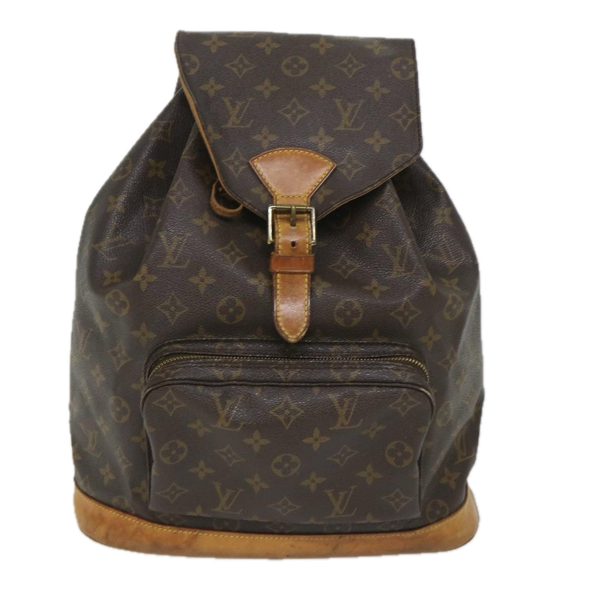 LOUIS VUITTON Monogram Montsouris GM Backpack M51135 LV Auth yk9089