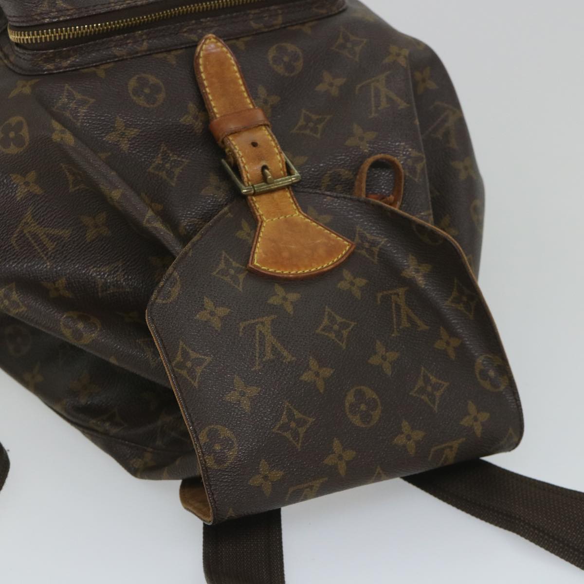 LOUIS VUITTON Monogram Montsouris GM Backpack M51135 LV Auth yk9089