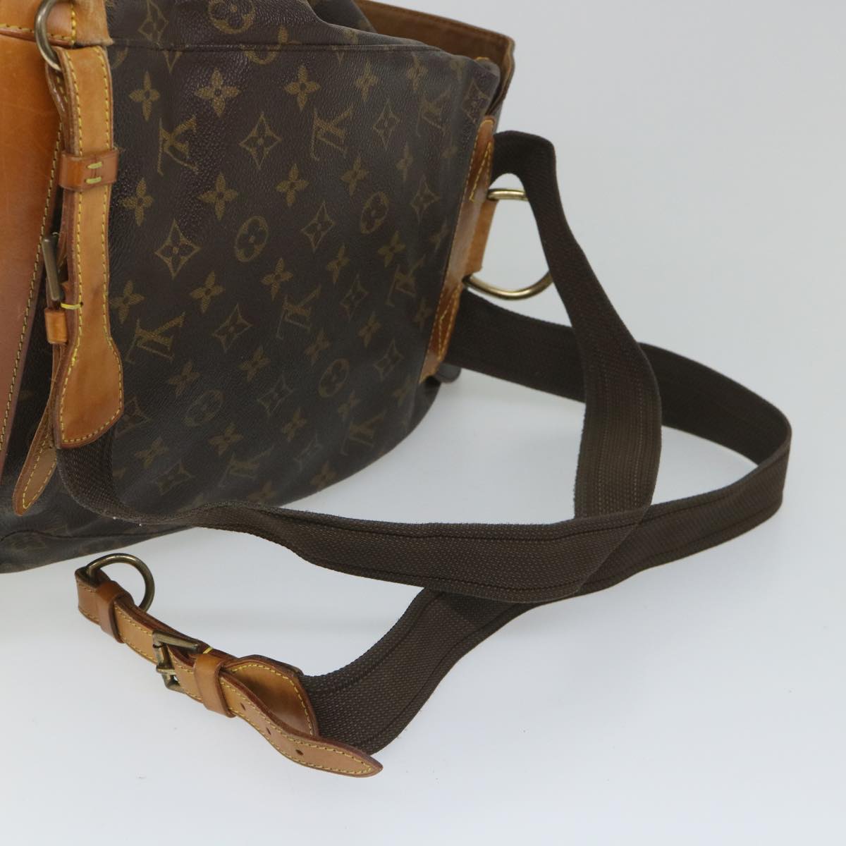 LOUIS VUITTON Monogram Montsouris GM Backpack M51135 LV Auth yk9089