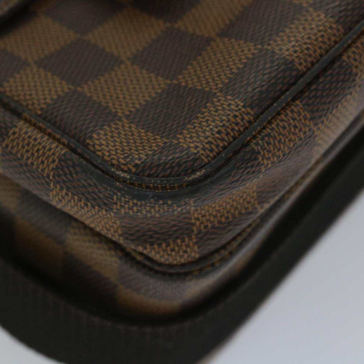 LOUIS VUITTON Damier Ebene Broadway Shoulder Bag N42270 LV Auth yk9099