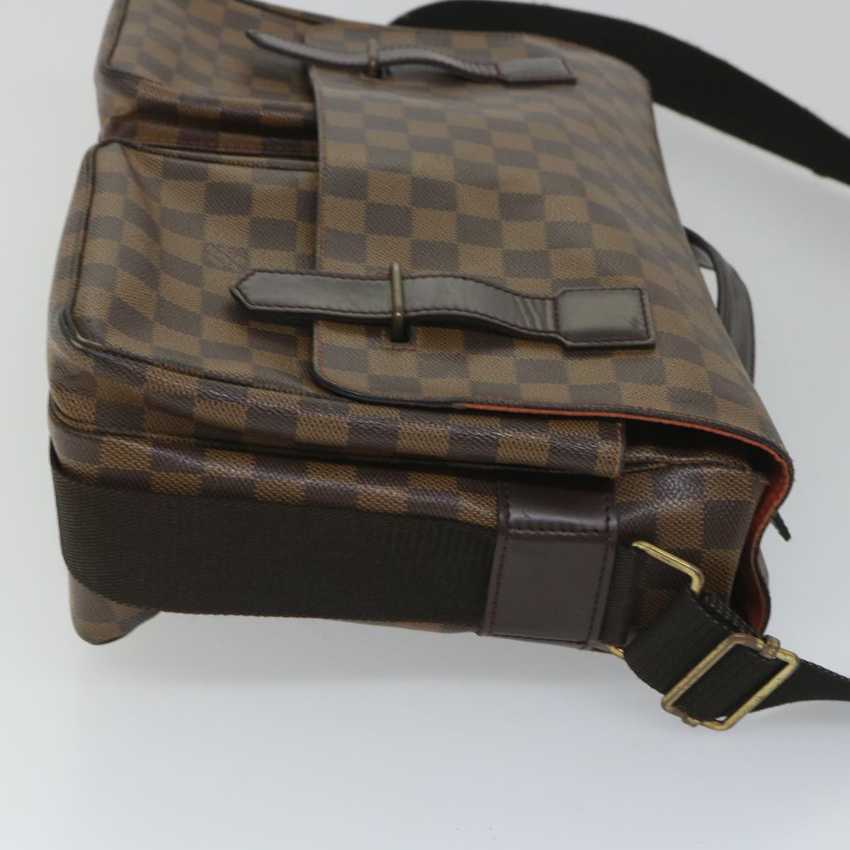 LOUIS VUITTON Damier Ebene Broadway Shoulder Bag N42270 LV Auth yk9099