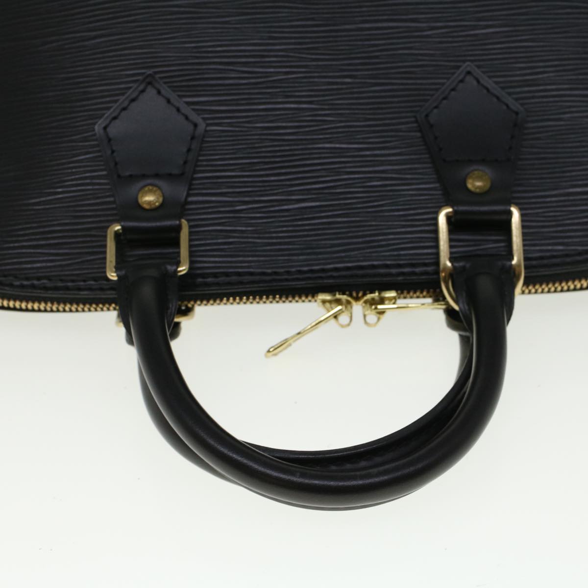 LOUIS VUITTON Epi Alma Hand Bag Black M52142 LV Auth yk9176