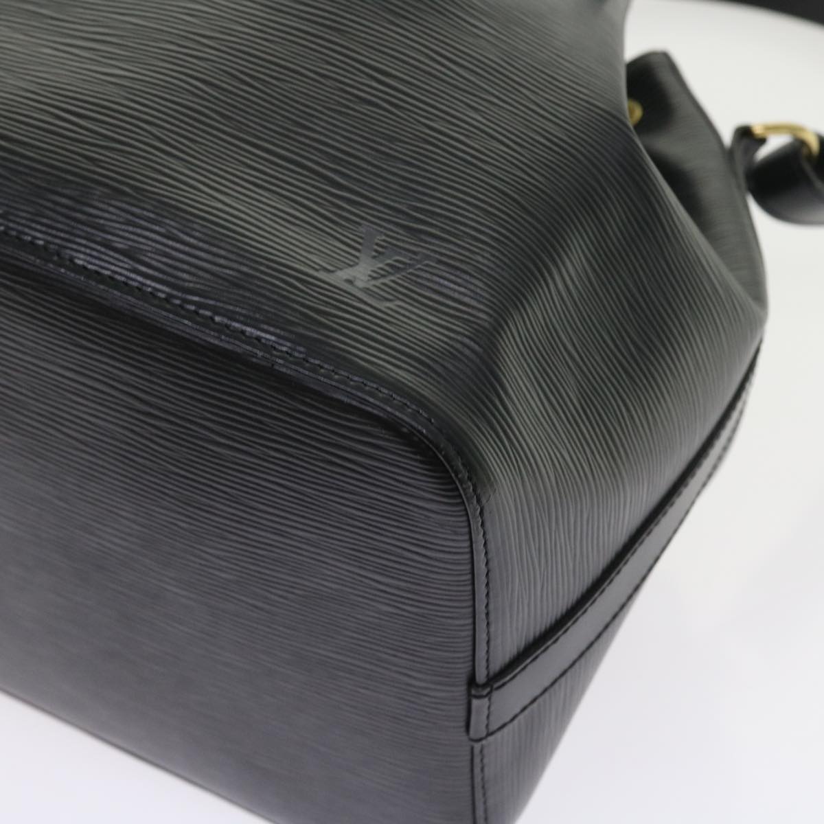 LOUIS VUITTON Epi Petit Noe Shoulder Bag Black M44102 LV Auth yk9182