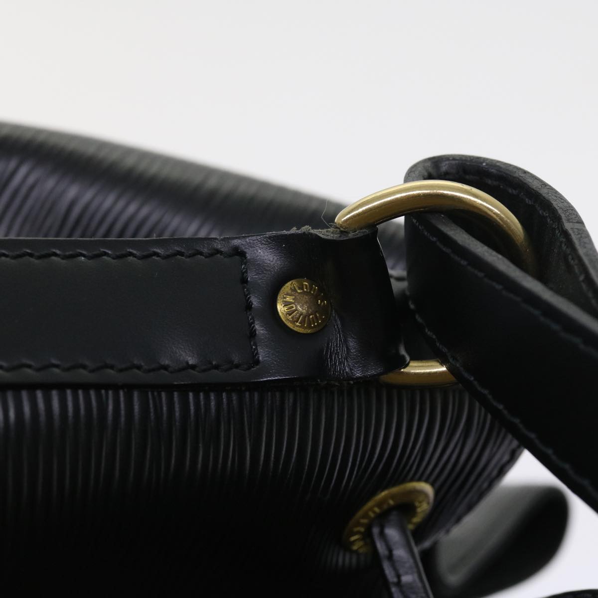 LOUIS VUITTON Epi Petit Noe Shoulder Bag Black M44102 LV Auth yk9182