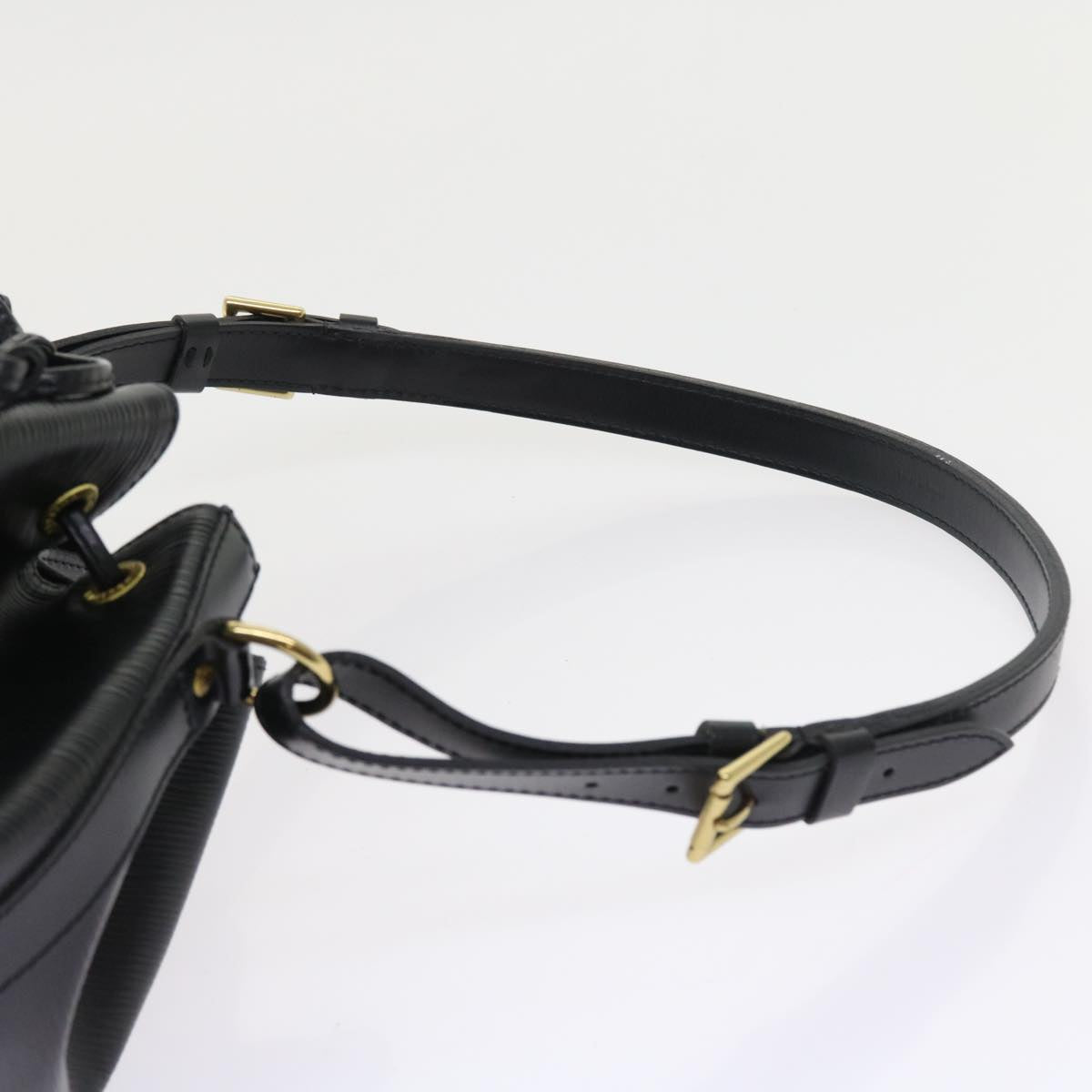 LOUIS VUITTON Epi Petit Noe Shoulder Bag Black M44102 LV Auth yk9182