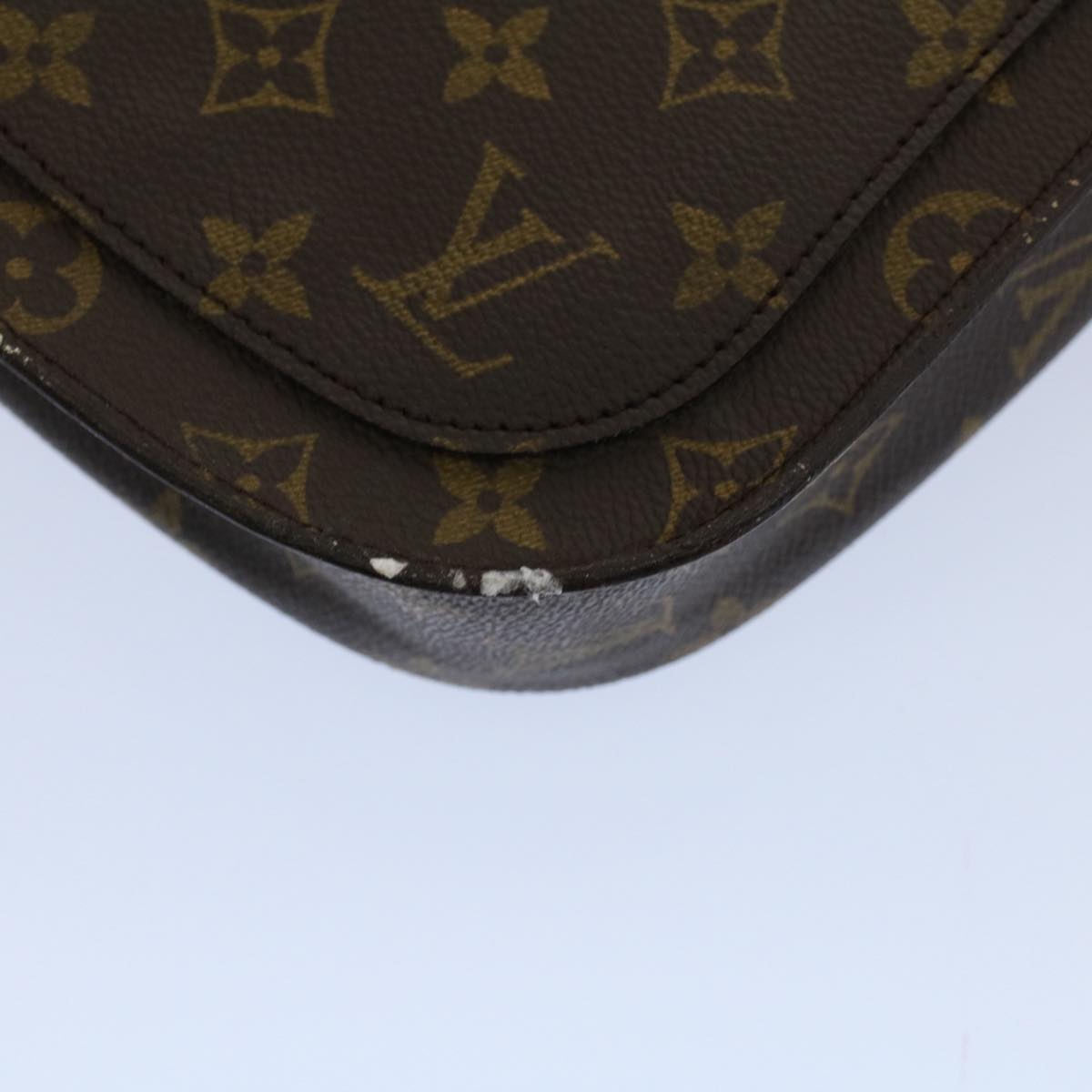 LOUIS VUITTON Monogram Saint Cloud GM Shoulder Bag M51242 LV Auth yk9183