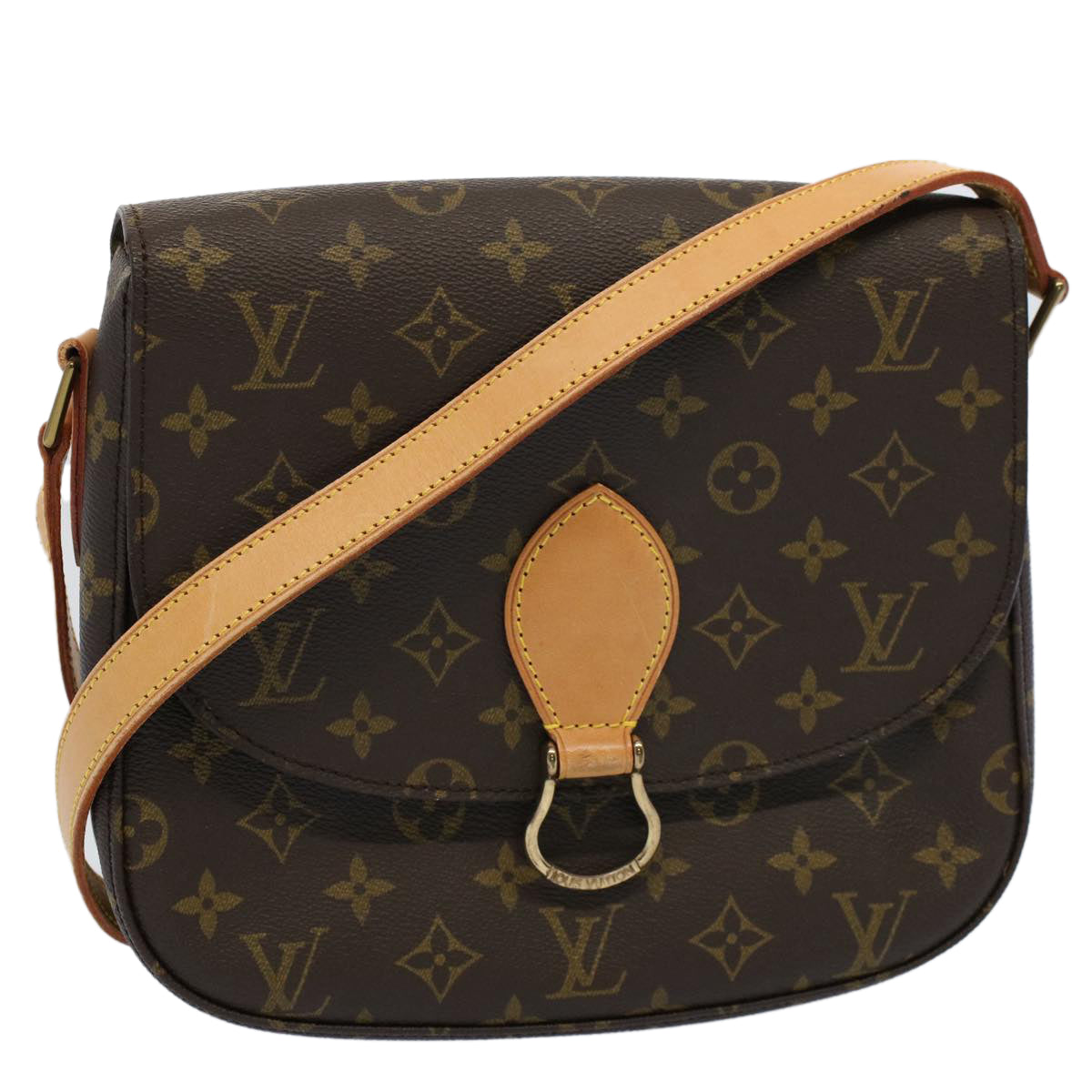 LOUIS VUITTON Monogram Saint Cloud GM Shoulder Bag M51242 LV Auth yk9183