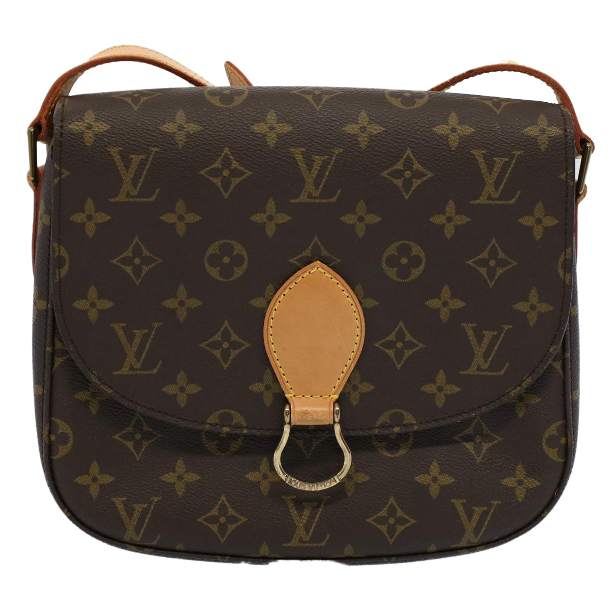 LOUIS VUITTON Monogram Saint Cloud GM Shoulder Bag M51242 LV Auth yk9183