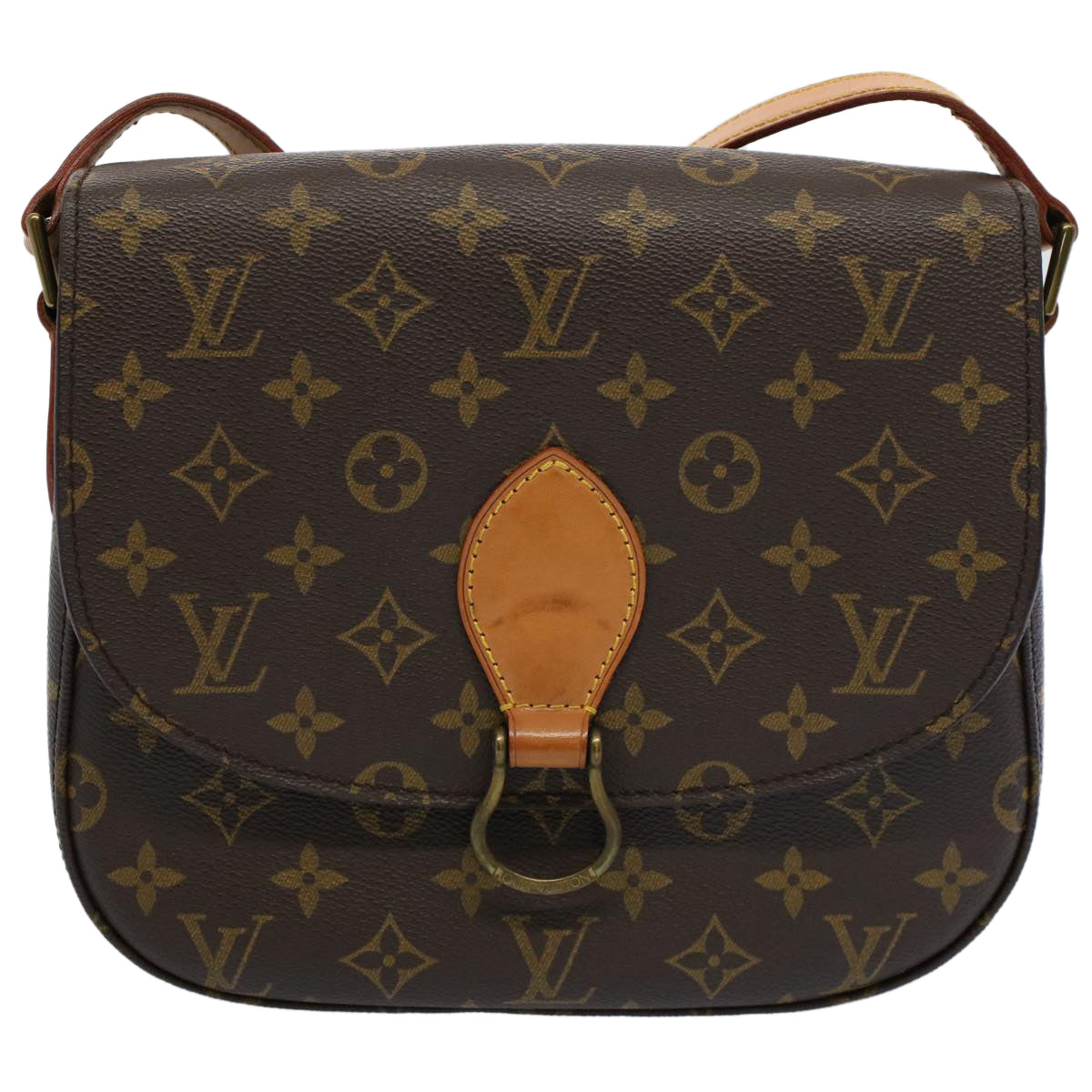 LOUIS VUITTON Monogram Saint Cloud GM Shoulder Bag M51242 LV Auth yk9206