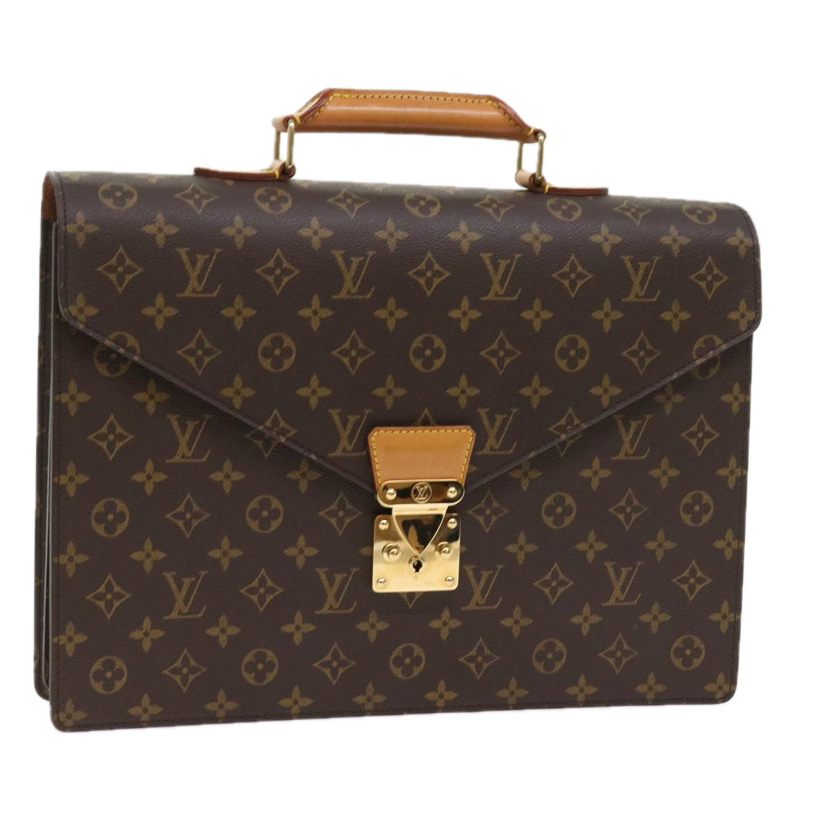 LOUIS VUITTON Monogram Serviette Conseiller Briefcase M53331 LV Auth yk9220