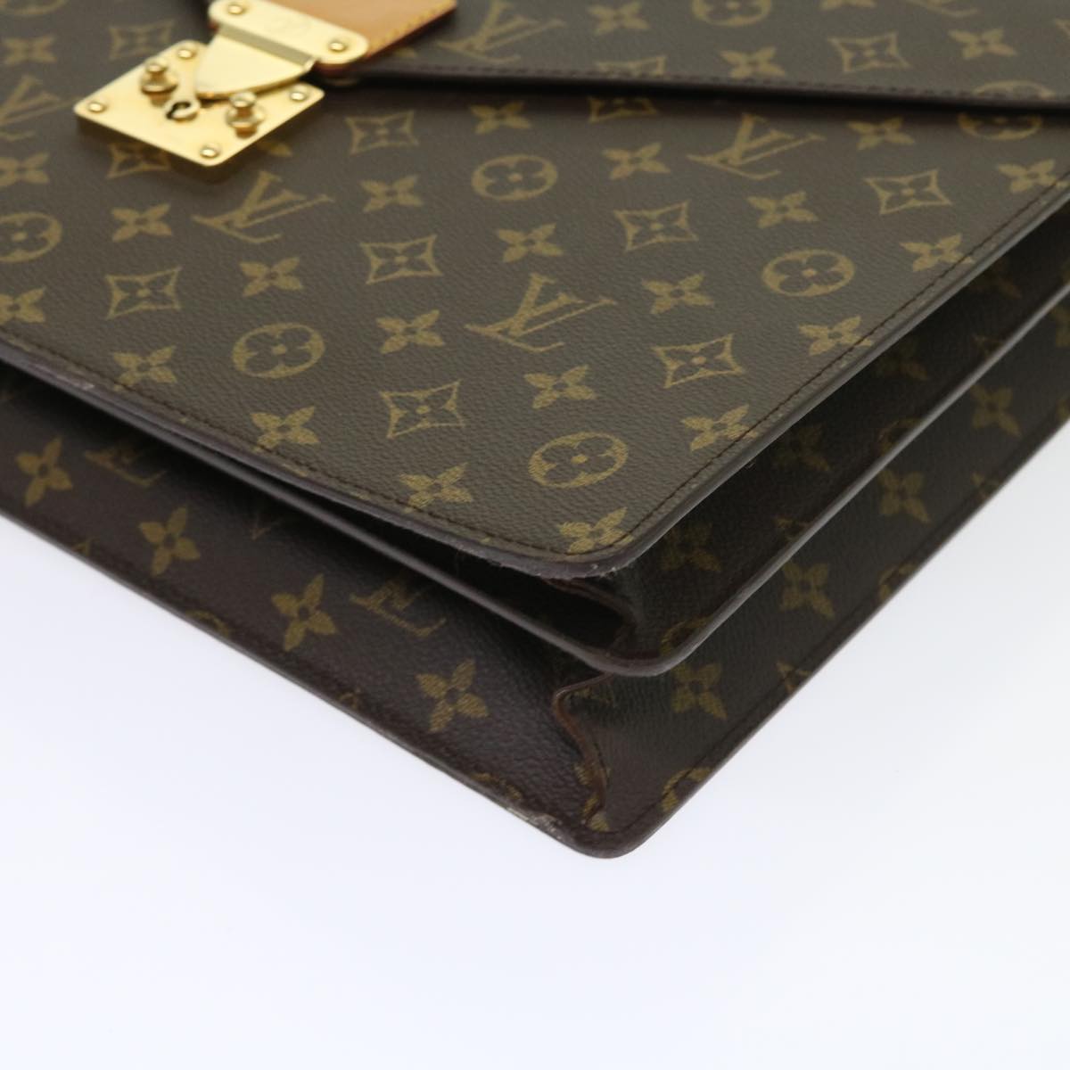 LOUIS VUITTON Monogram Serviette Conseiller Briefcase M53331 LV Auth yk9220