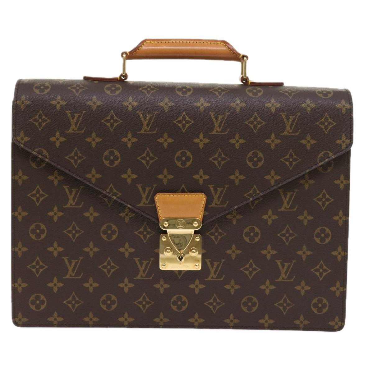 LOUIS VUITTON Monogram Serviette Conseiller Briefcase M53331 LV Auth yk9220