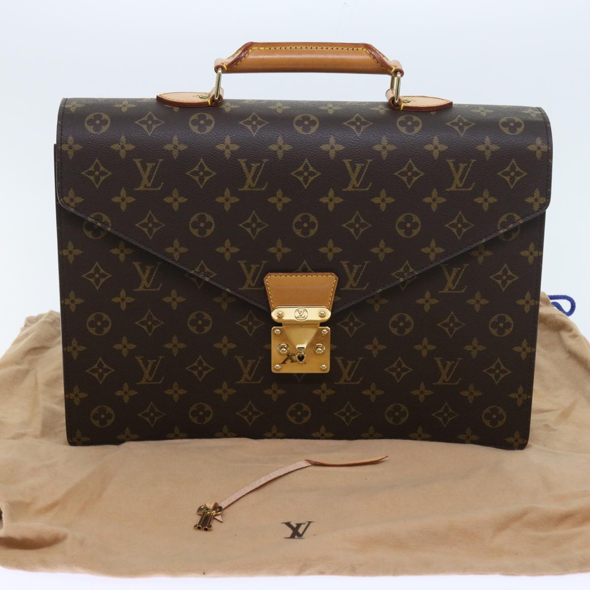 LOUIS VUITTON Monogram Serviette Conseiller Briefcase M53331 LV Auth yk9220