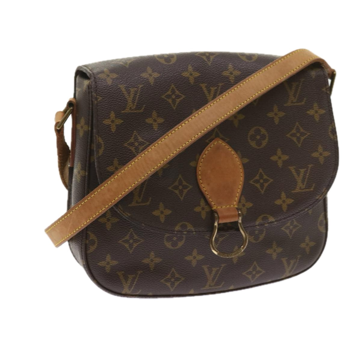 LOUIS VUITTON Monogram Saint Cloud GM Shoulder Bag M51242 LV Auth yk9262