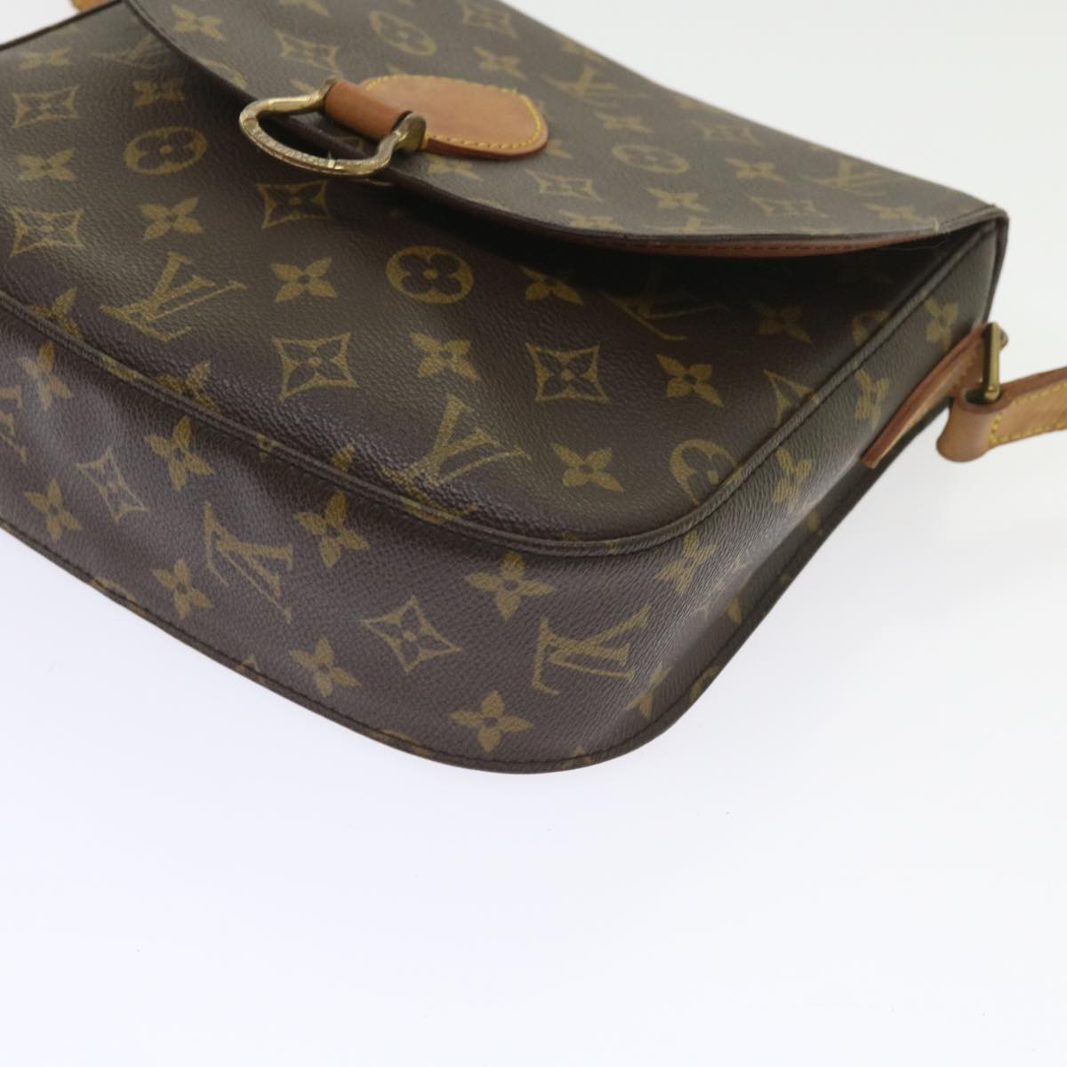 LOUIS VUITTON Monogram Saint Cloud GM Shoulder Bag M51242 LV Auth yk9262