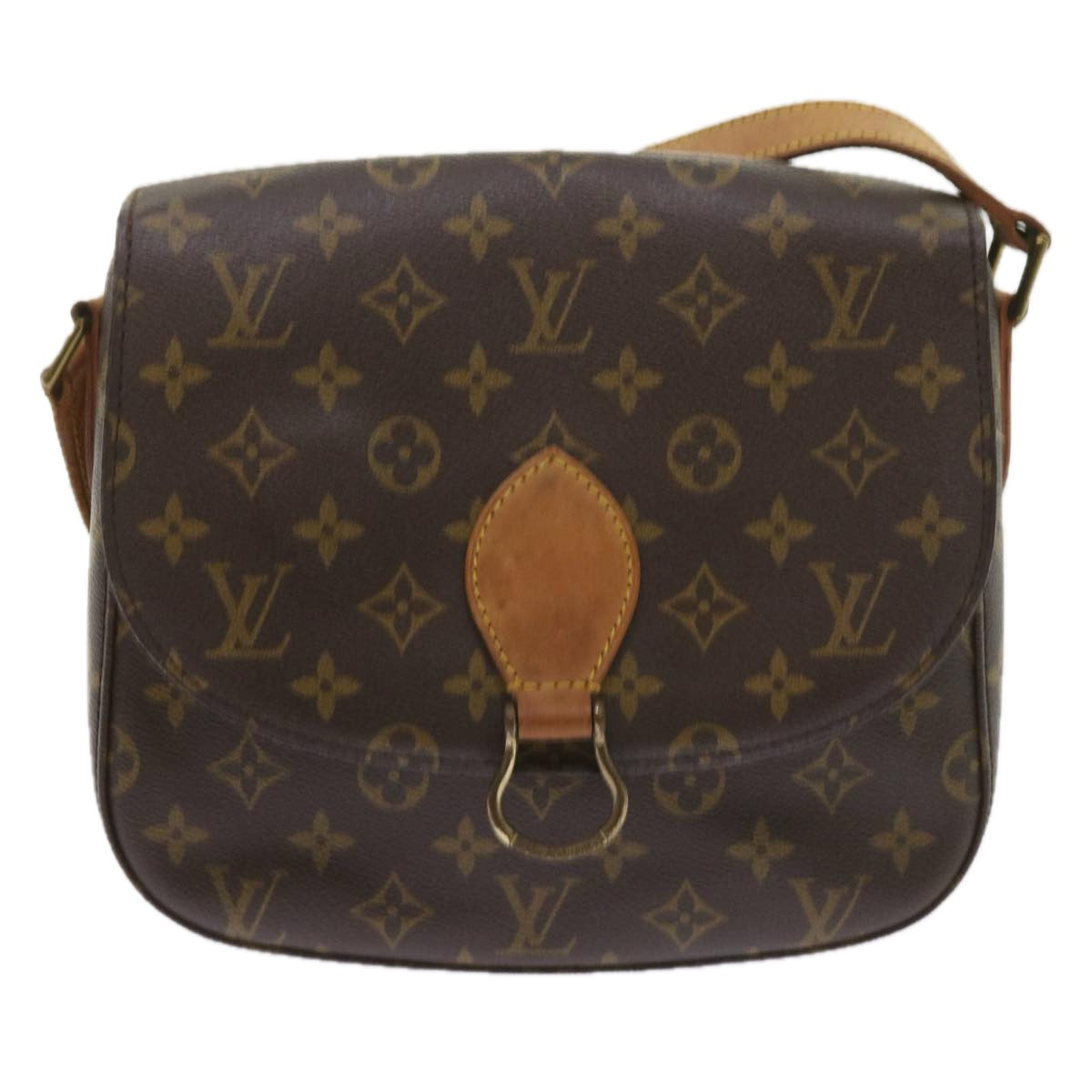 LOUIS VUITTON Monogram Saint Cloud GM Shoulder Bag M51242 LV Auth yk9262