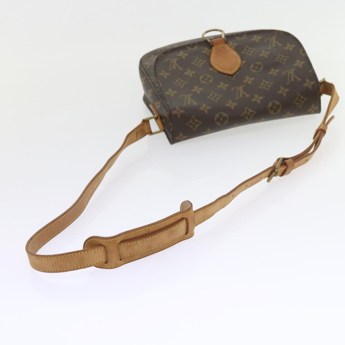 LOUIS VUITTON Monogram Saint Cloud GM Shoulder Bag M51242 LV Auth yk9262