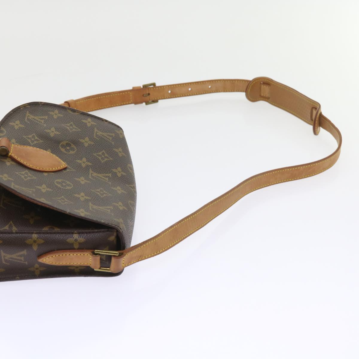 LOUIS VUITTON Monogram Saint Cloud GM Shoulder Bag M51242 LV Auth yk9262