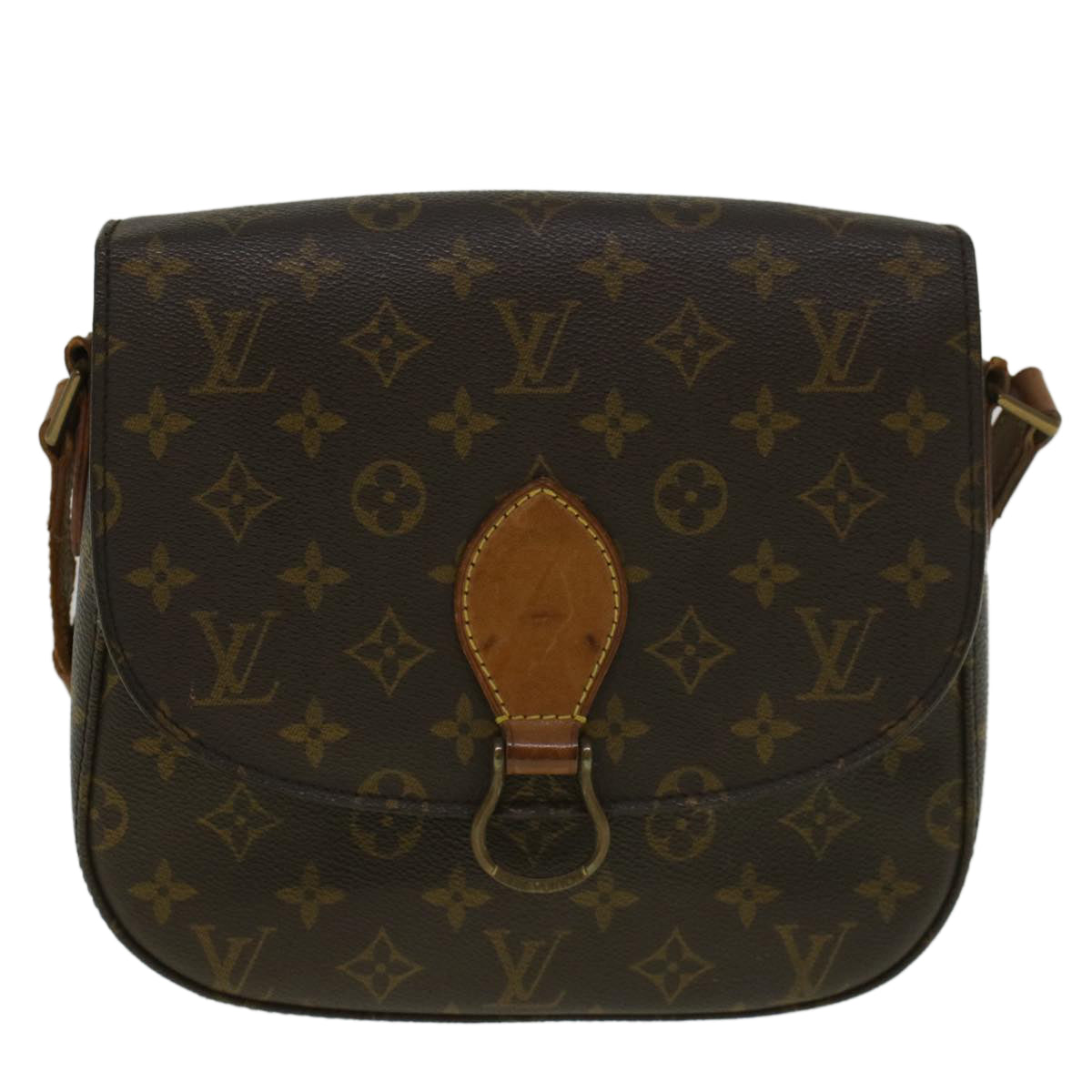 LOUIS VUITTON Monogram Saint Cloud GM Shoulder Bag M51242 LV Auth yk9273