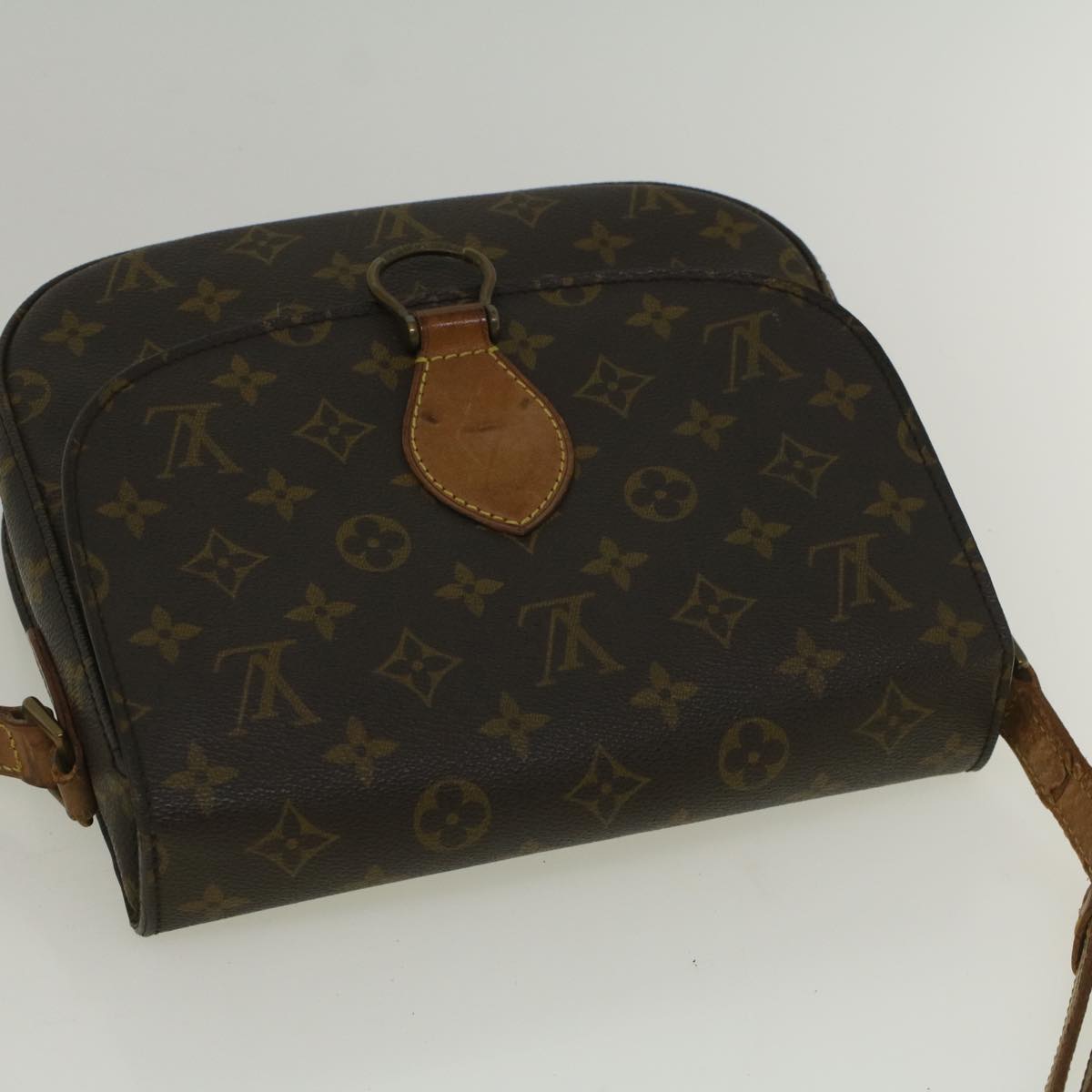 LOUIS VUITTON Monogram Saint Cloud GM Shoulder Bag M51242 LV Auth yk9273