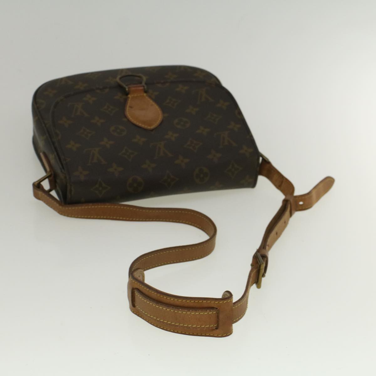 LOUIS VUITTON Monogram Saint Cloud GM Shoulder Bag M51242 LV Auth yk9273