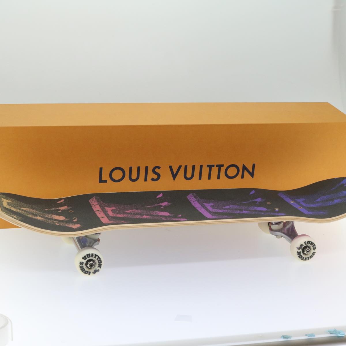 LOUIS VUITTON Monogram Virgil Abloh Illusion Skateboard GI0740 LV Auth yk9275A