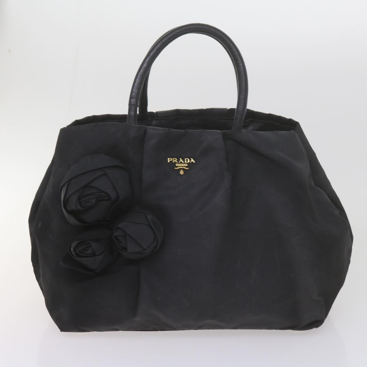 PRADA Shoulder Bag Nylon 2Set Black Auth yk9286 - 0