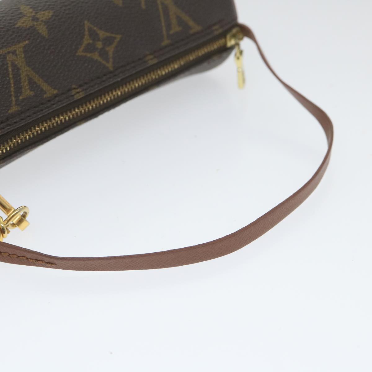 LOUIS VUITTON Monogram Papillon Pouch LV Auth yk9291