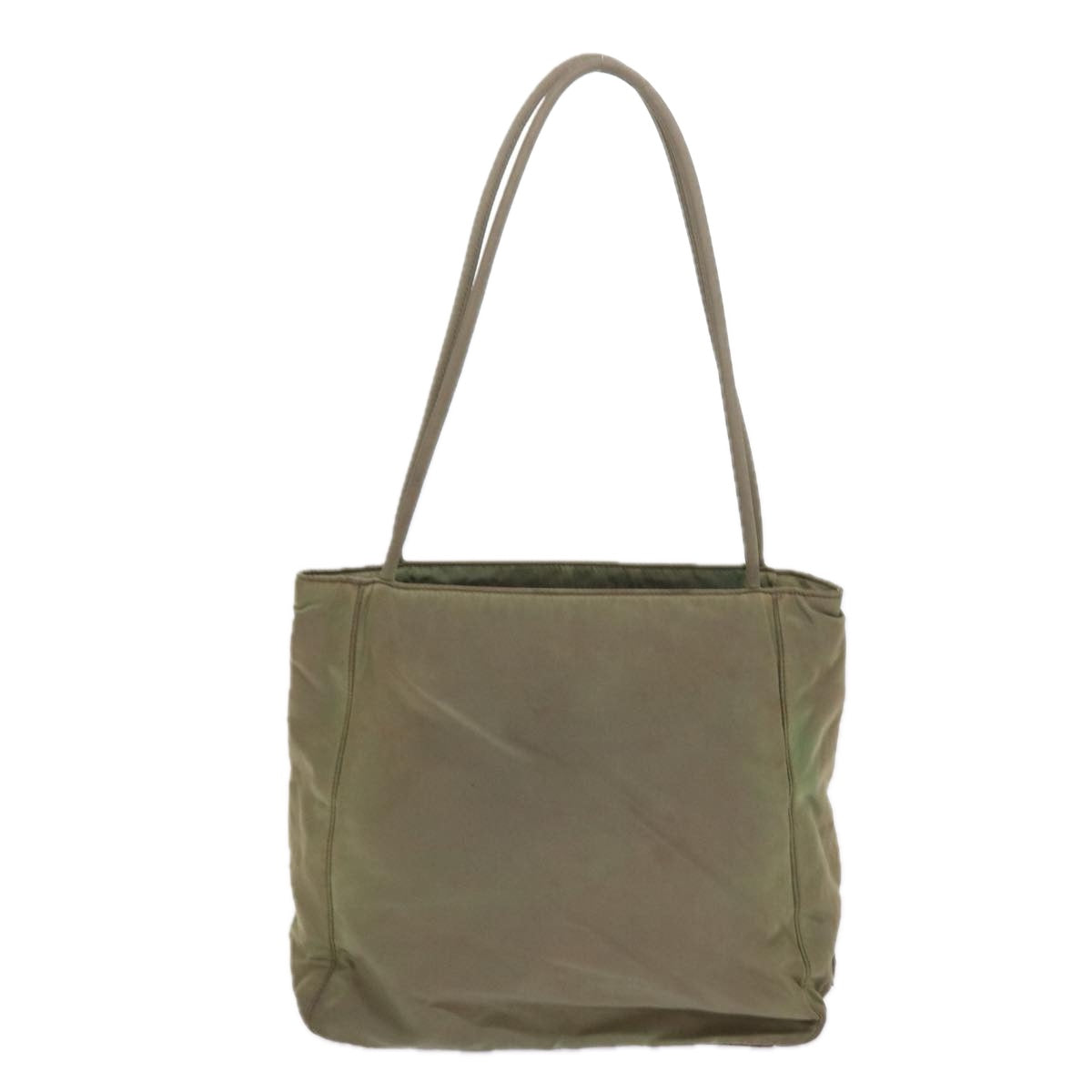 PRADA Shoulder Bag Nylon Khaki Auth yk9299 - 0