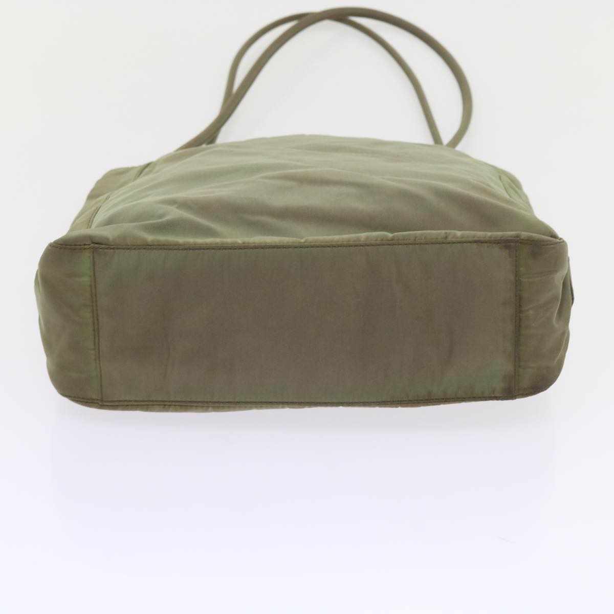 PRADA Shoulder Bag Nylon Khaki Auth yk9299