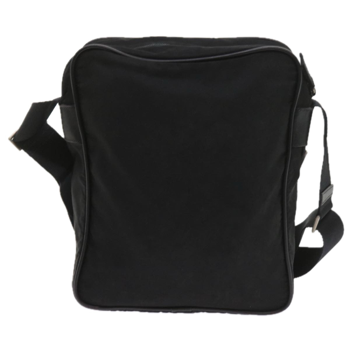 PRADA Shoulder Bag Nylon Black Auth yk9302 - 0