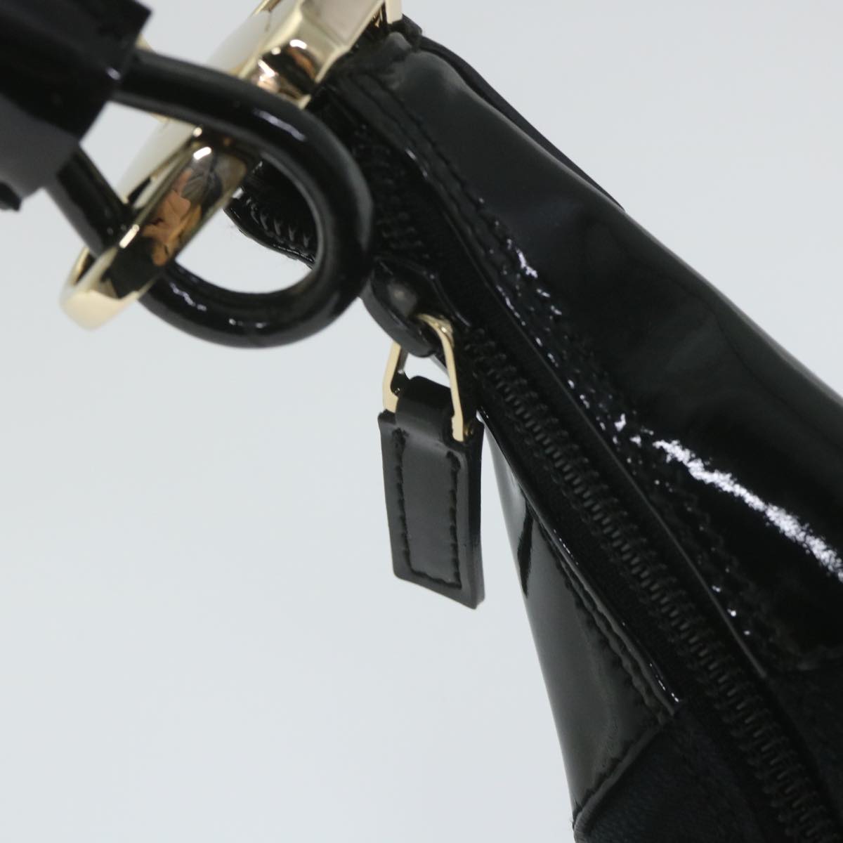 GUCCI GG Canvas Shoulder Bag Black 001 4157 Auth yk9311