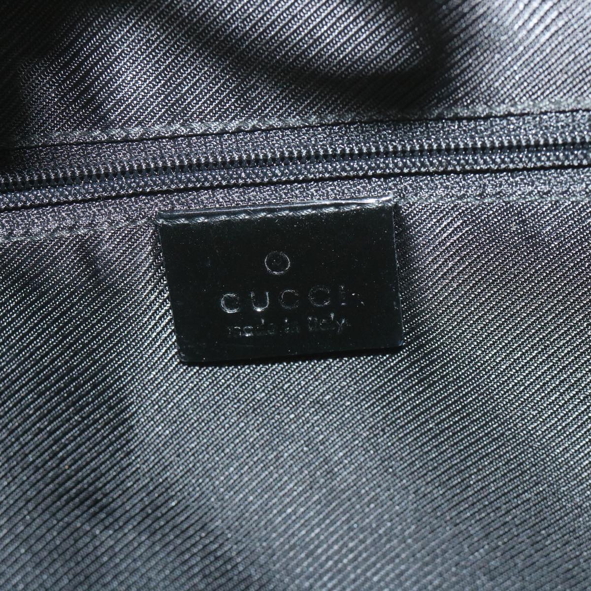 GUCCI GG Canvas Shoulder Bag Black 001 4157 Auth yk9311