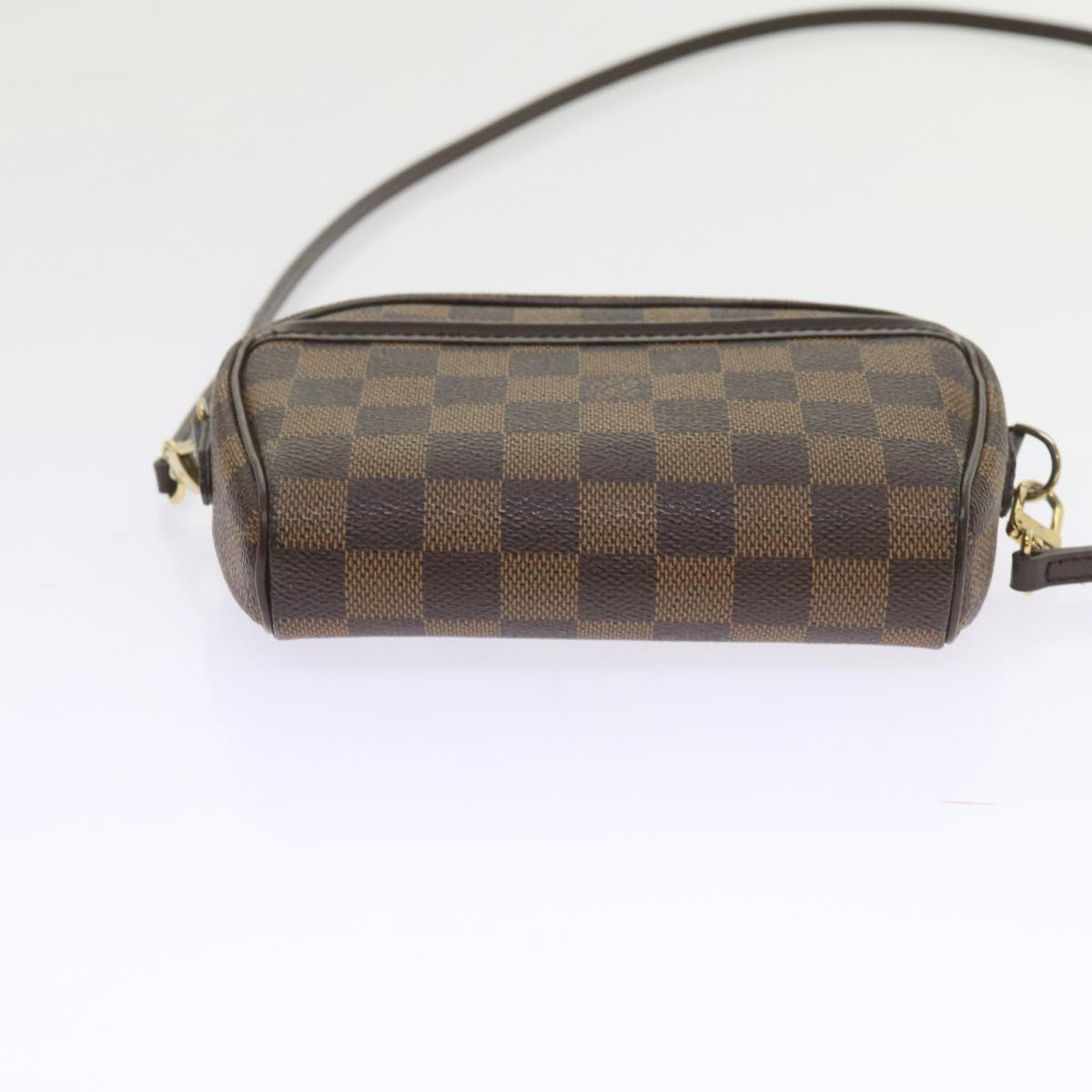 LOUIS VUITTON Damier Ebene Pochette Ipanema Shoulder Bag N51296 LV Auth yk9338