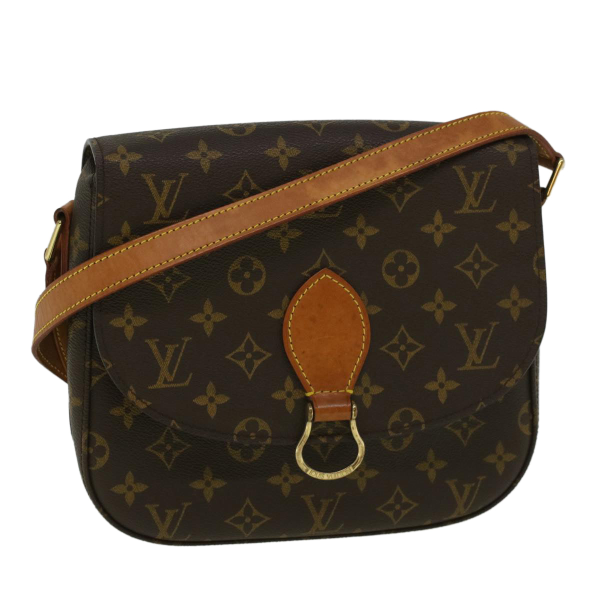 LOUIS VUITTON Monogram Saint Cloud GM Shoulder Bag M51242 LV Auth yk9351