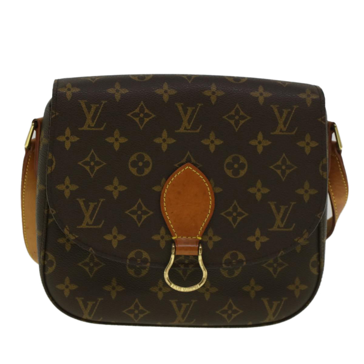 LOUIS VUITTON Monogram Saint Cloud GM Shoulder Bag M51242 LV Auth yk9351