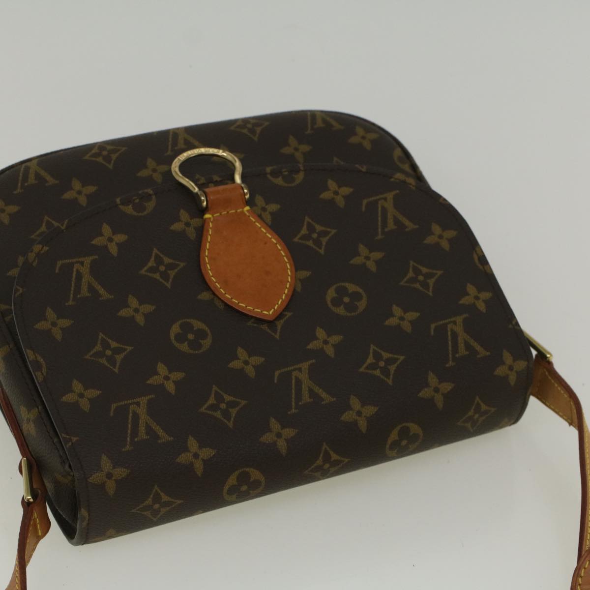 LOUIS VUITTON Monogram Saint Cloud GM Shoulder Bag M51242 LV Auth yk9351