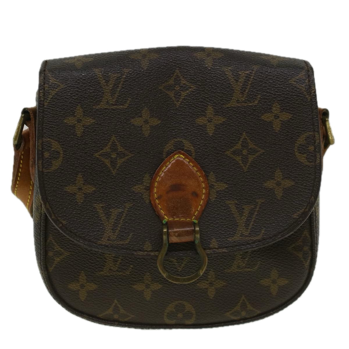 LOUIS VUITTON Monogram Saint Cloud MM Shoulder Bag M51243 LV Auth yk9353