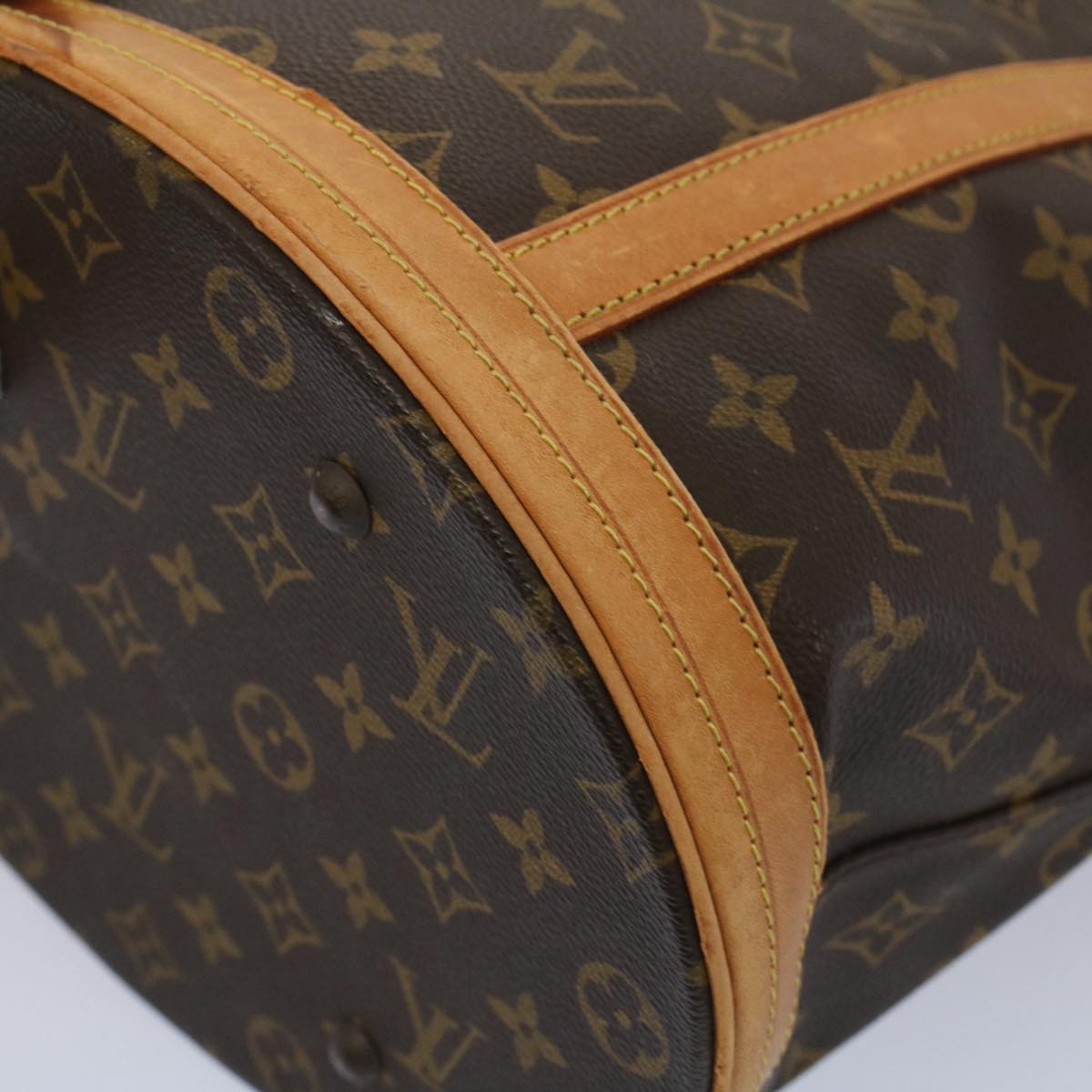 LOUIS VUITTON Monogram Bucket GM Shoulder Bag Vintage M42236 LV Auth yk9366