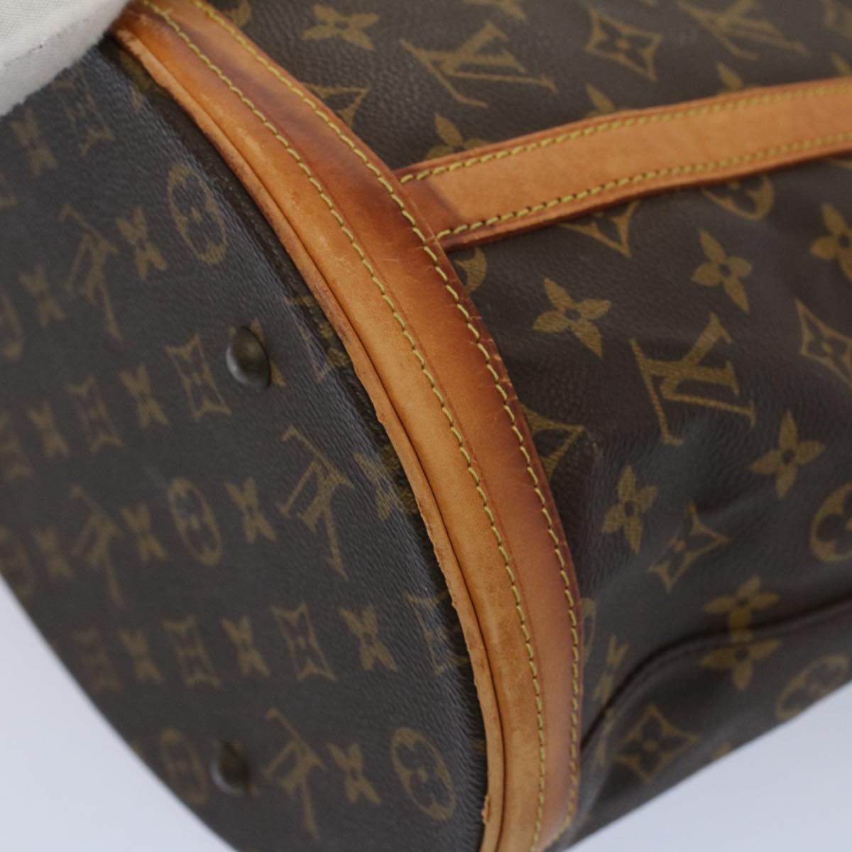 LOUIS VUITTON Monogram Bucket GM Shoulder Bag Vintage M42236 LV Auth yk9366