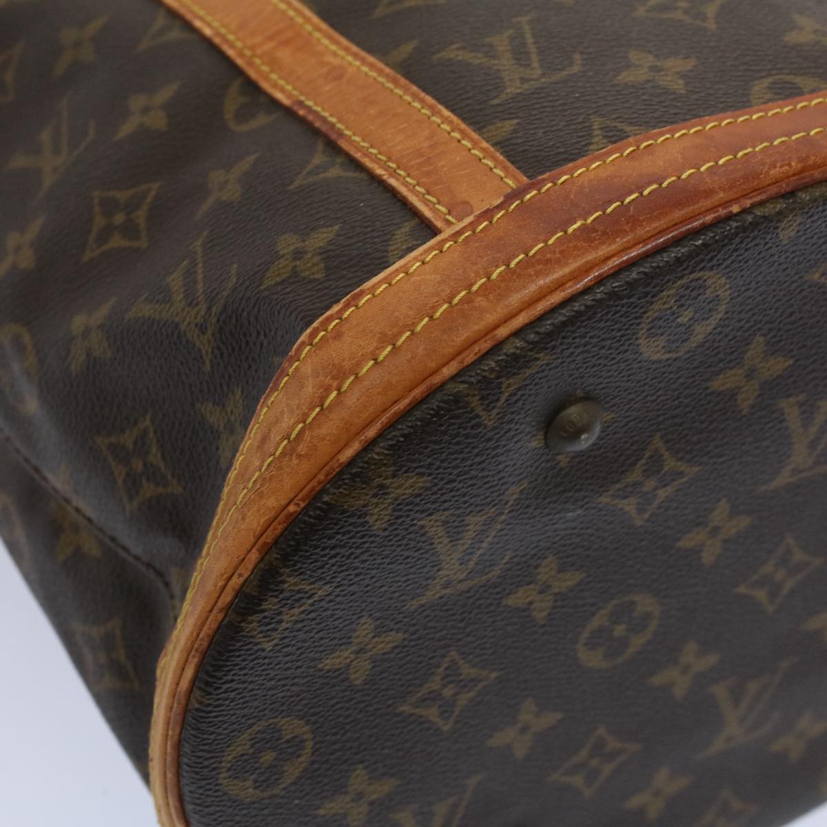 LOUIS VUITTON Monogram Bucket GM Shoulder Bag Vintage M42236 LV Auth yk9367