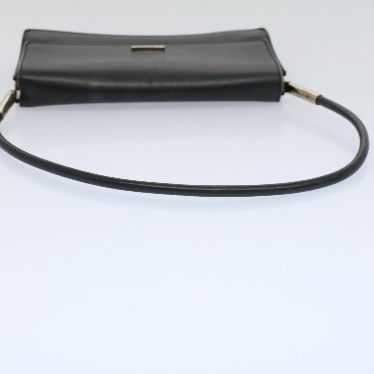 GUCCI Shoulder Bag Leather Black 001 3815 Auth yk9381