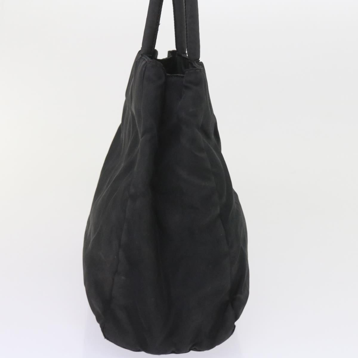 PRADA Hand Bag Nylon Black Auth yk9403