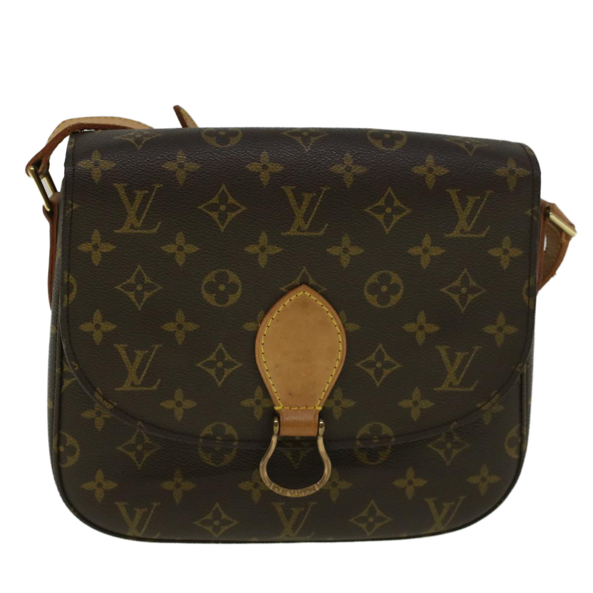 LOUIS VUITTON Monogram Saint Cloud GM Shoulder Bag M51242 LV Auth yk9407