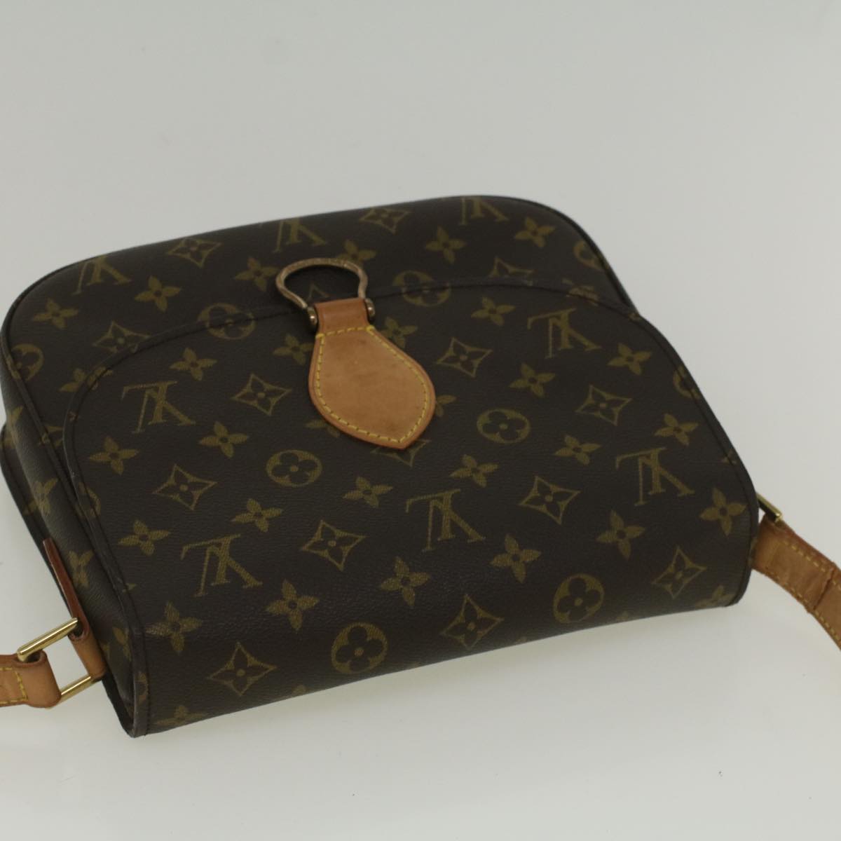 LOUIS VUITTON Monogram Saint Cloud GM Shoulder Bag M51242 LV Auth yk9407