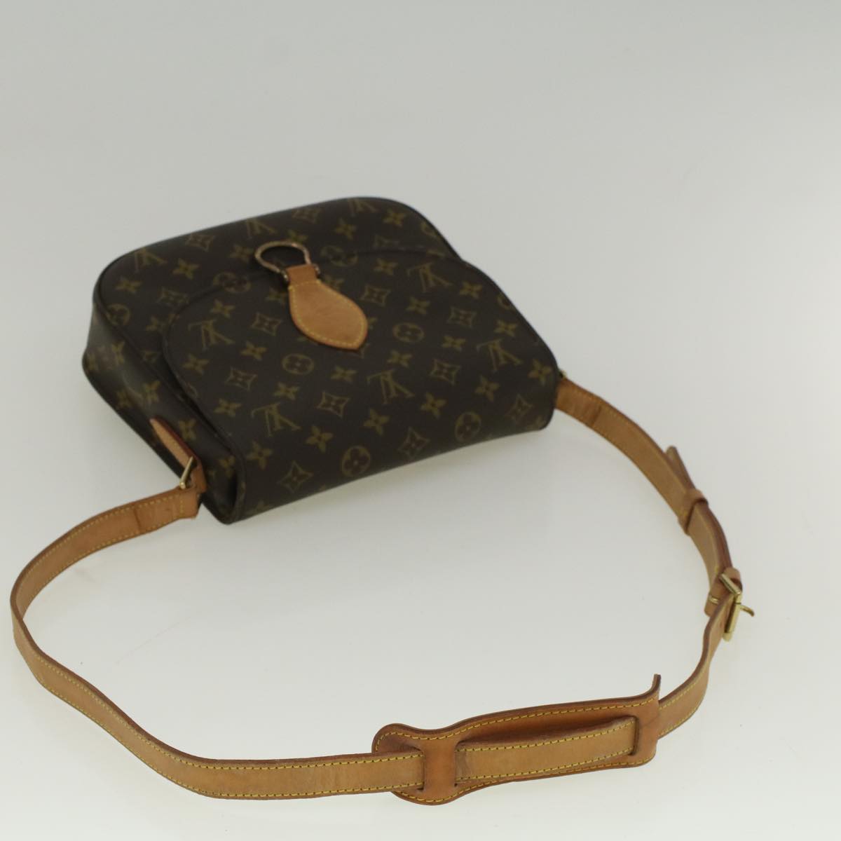 LOUIS VUITTON Monogram Saint Cloud GM Shoulder Bag M51242 LV Auth yk9407