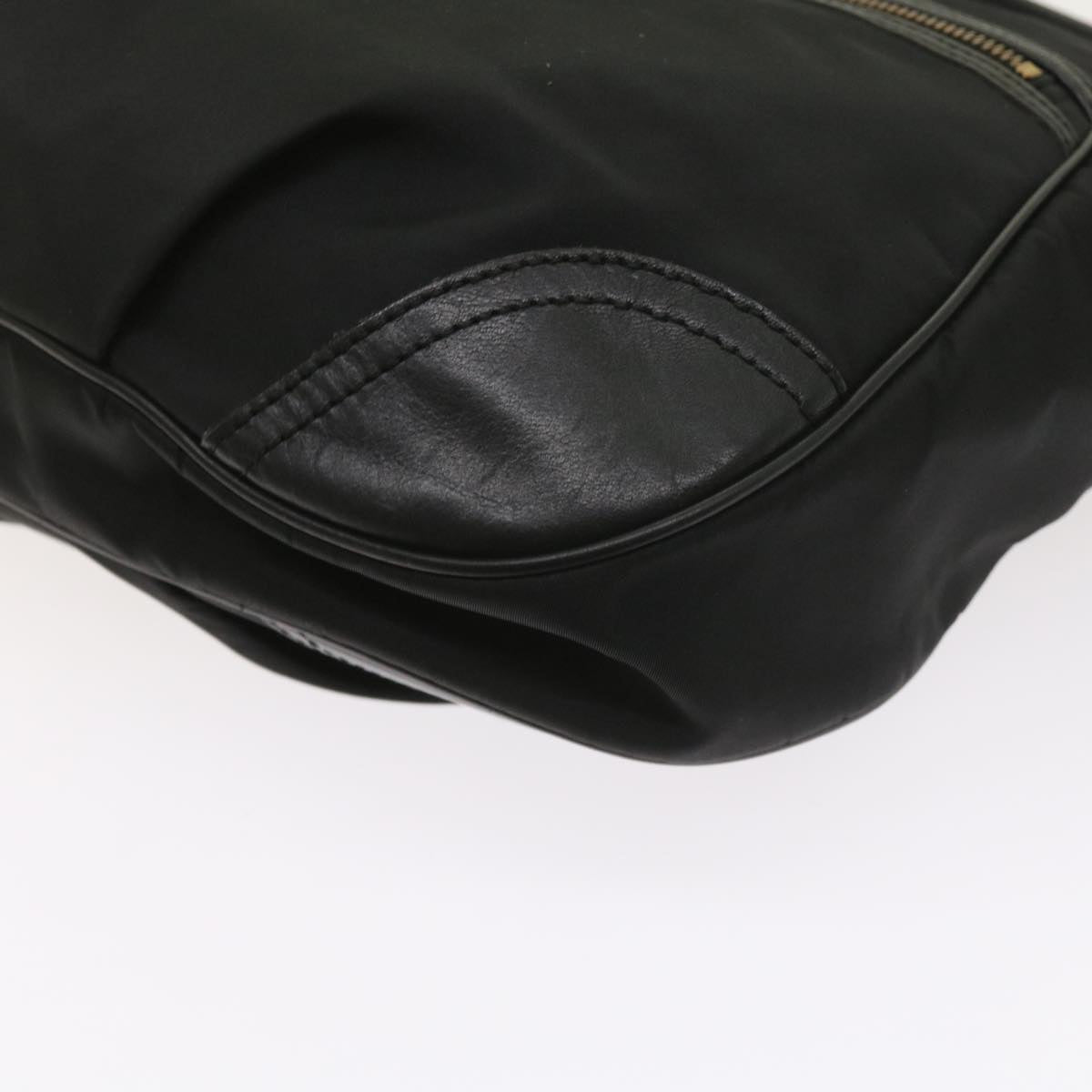 BURBERRY Blue Label Shoulder Bag Nylon Black Auth yk9414 BURBERRY Blue Label Shoulder Bag Nylon Black Auth yk9414