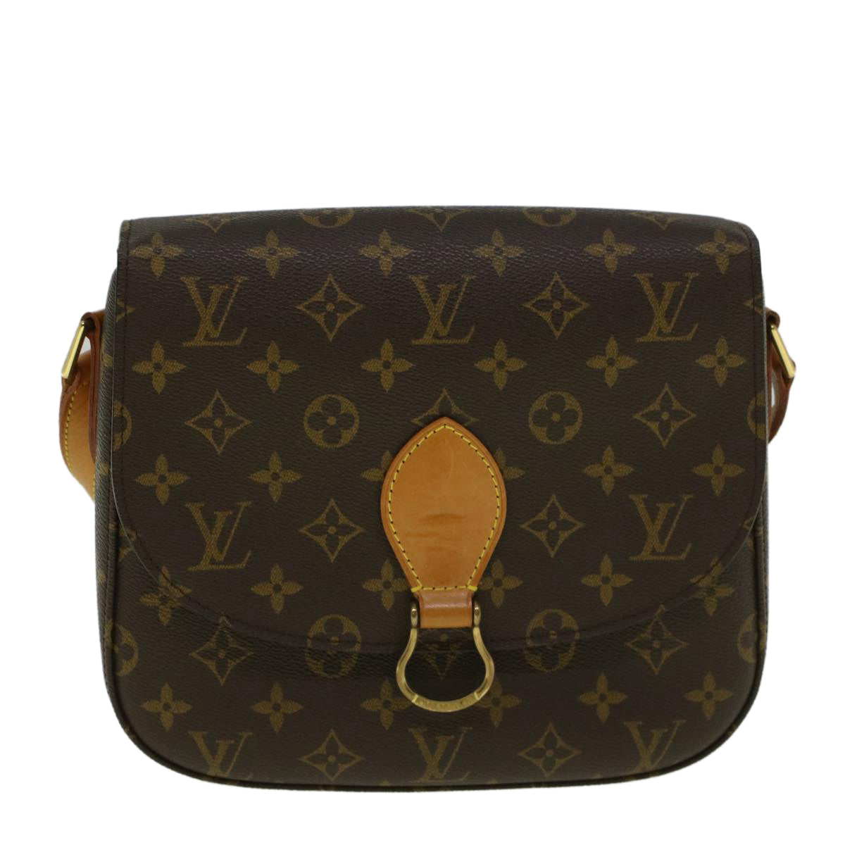 LOUIS VUITTON Monogram Saint Cloud GM Shoulder Bag M51242 LV Auth yk9431